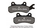 MOTORCYCLE DISC PAD SET