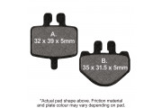 M/C DISC PAD - RED
