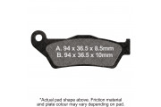 EBC V PAD SEMI SINTERED PAD SET