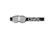 B-10 YOUTH GOGGLES ATTACK V.24 BLAKC/WHITE MIRROR LENS