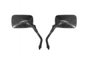 Mirrors 10mm Black Rectangle Left & Right Yamaha Thread