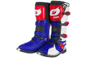 ONEAL RIDER PRO BOOT BL/RE 45 45/11 BLUE/RED/WHITE