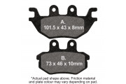 MOTORCYCLE DISC PAD SET