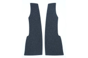 Ridged Grips: BLACK pair (23x8 cm each)