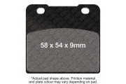EBC V PAD SEMI SINTERED PAD SET