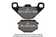 EBC SCOOTER DISC PAD SET E327