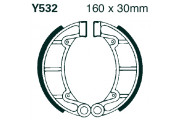 EBC GROOVED BRAKE SHOE SET