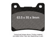DOUBLE H SINTERED STREET PAD