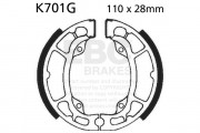 EBC GROOVED BRAKE SHOE SET