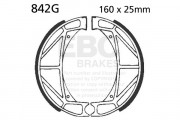 EBC GROOVED BRAKE SHOE SET