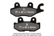MOTORCYCLE DISC PAD SET