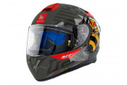 MT TARGO BEE B5 GLOSS RED L FULL FACE