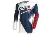 ELEMENT JERSEY BL/WH/RED MED RACEWEAR V.22 BLUE WHITE RED ON