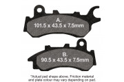M/C DISC PAD SET - DMX