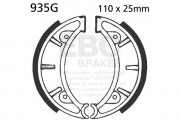 EBC GROOVED BRAKE SHOE SET