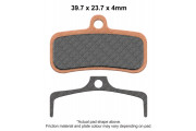 SINTERED PADS SHIMANO ZEE/SAINT G=SPEC