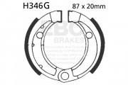 EBC GROOVED BRAKE SHOE SET (87)