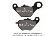 EBC SCOOTER DISC PAD SET BLACK E327