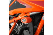 No-cut Aero Frame Sliders (ORANGE) KTM 1390 Super Duke R (E