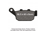 EBC V PAD SEMI SINTERED PAD SET