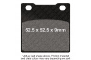 EBC V PAD SEMI SINTERED PAD SET
