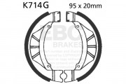 EBC GROOVED BRAKE SHOE SET