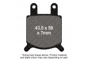 M/C DISC PAD SET - DMX @ 7.00mm