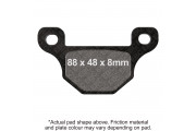 M/C DISC PAD-BLACK