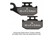 MOTORCYCLE DISC PAD SET