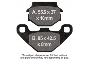 DOUBLE H SINTERED STREET PAD
