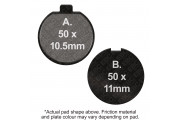 M/C DISC PAD SET -(5)