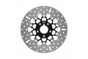 Front Floating 10 Bobbin Black Chrome Hub Wide Band Disc