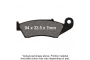 MOTORCYCLE DISC PAD SET