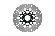 Front Floating 10 Bobbin Black Chrome Hub Wide Band Disc