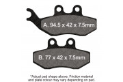 DOUBLE H SINTERED STREET PAD