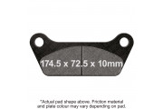 EBC V PAD SEMI SINTERED PAD SET