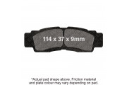 MOTORCYCLE DISC PAD SET
