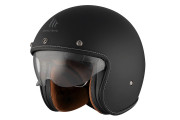 MED LE MANS 2 A1 MATT BLACK SOLID MATT BLACK CLASSIC MT HELM