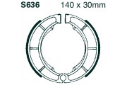 EBC GROOVED BRAKE SHOE SET (5)