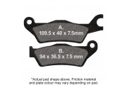 M/C DISC PAD SET - DMX  BLACK