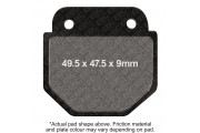 M/C DISC PAD-BLACK