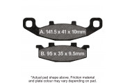 EBC V PAD SEMI SINTERED PAD SET