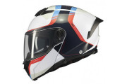 MEDIUM ATOM 2 EMALLA C7 WH/R/B FLIP FRONT MT HELMETS