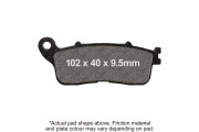 EBC V PAD SEMI SINTERED PAD SET