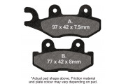 MOTORCYCLE DISC PAD SET