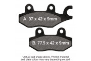 M/C DISC PAD SET - DMX