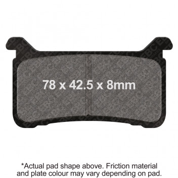 DOUBLE H SINTERED STREET PAD