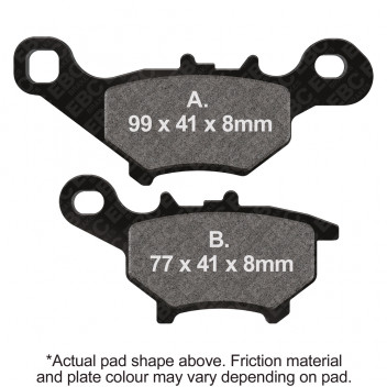 EBC SCOOTER DISC PAD SET