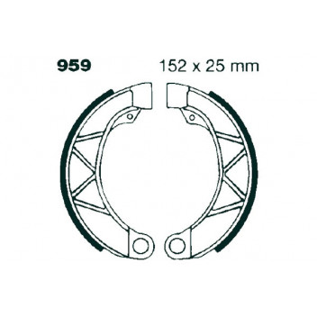 EBC BRAKE SHOE SET