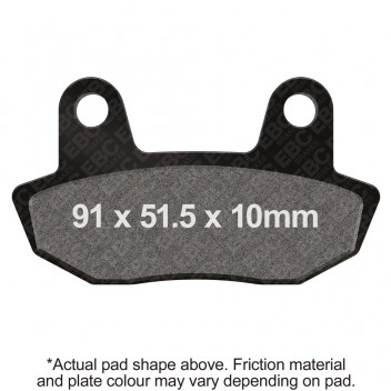 M/C DISC PAD SET -DMX